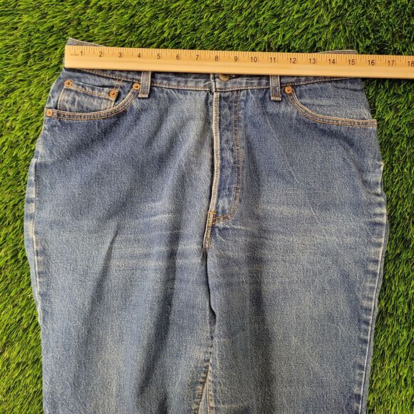 Vintage 501 LEVIS Tapered Chic Mom Jeans Womens 10 30x30 - Picture 13 of 16